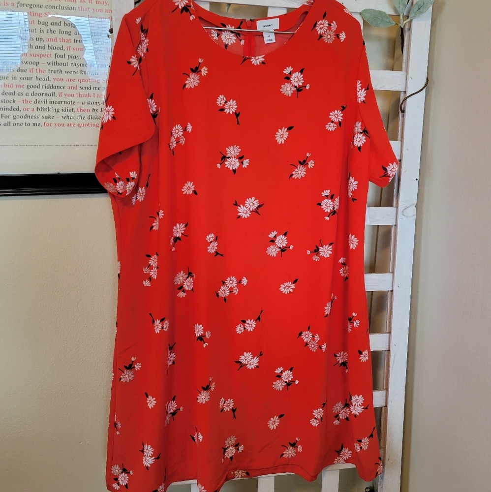 NWT Orange Flower Dress